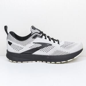 BROOKS Revel 5 Lace Up Running Sneakers Black White 1203611B121 Womens Sz 7.5